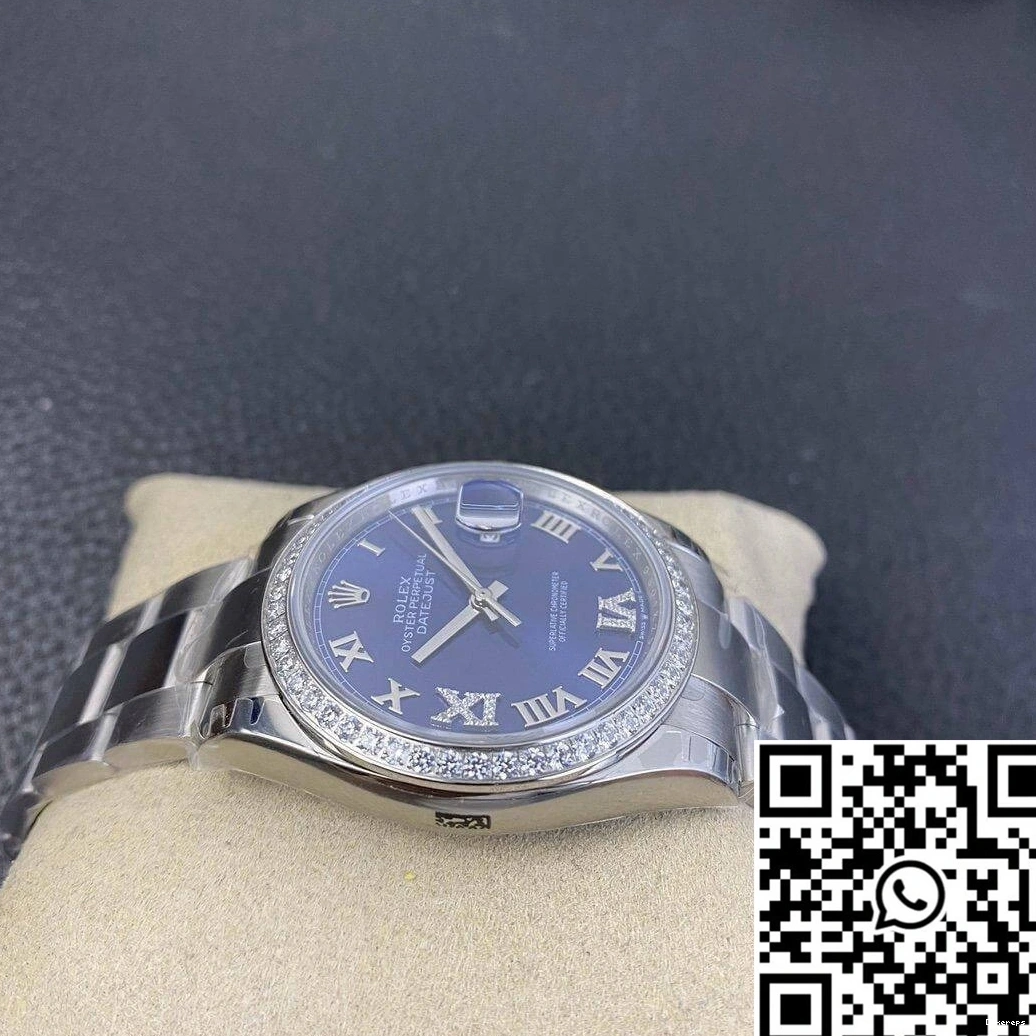 Rolex Factory EW Datejust M126284RBR Bezel Diamond 0324